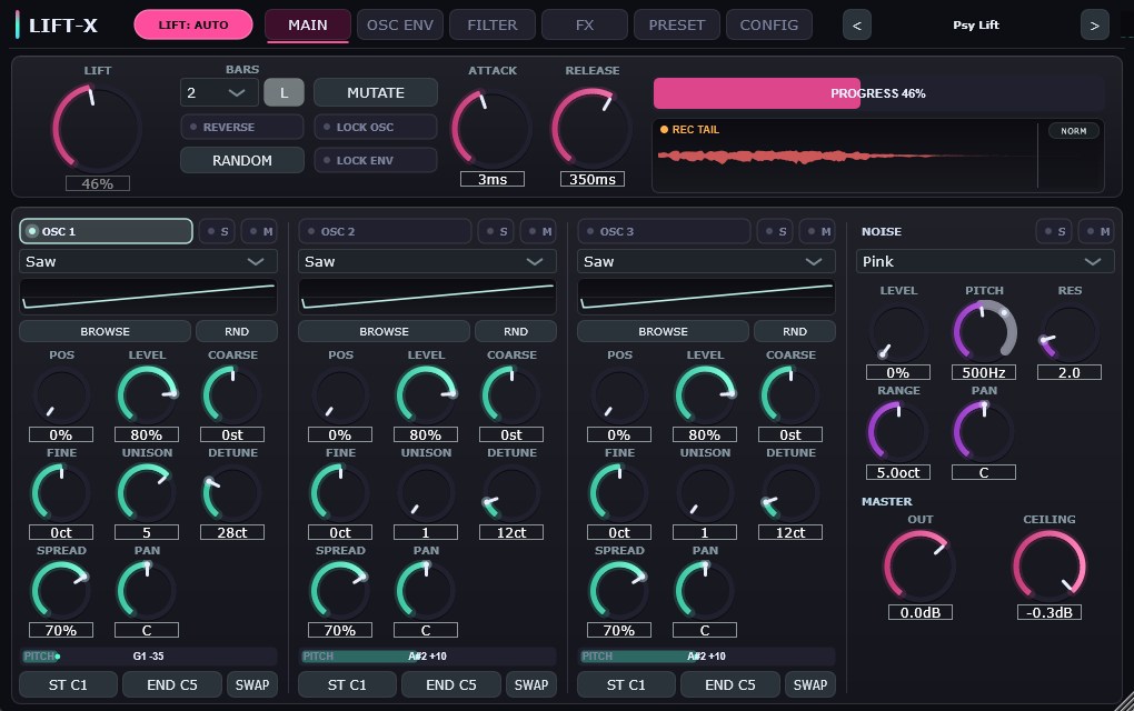 LIFT-X Main Interface v1.0.1